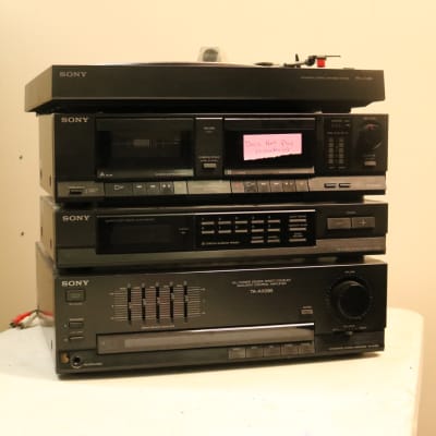 Sony TA-AX285, JX285, PS-LX285, Amp, Record Turn Table, Tuner + Broken Cassette image 1