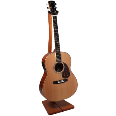 Zither Wooden Guitar Stand - Mahogany image 3