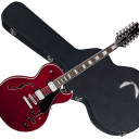 DEAN Colt FM Flame Maple 12-STRING semi-hollow body electric Hybrid GUITAR - Scary Cherry Red w/CASE