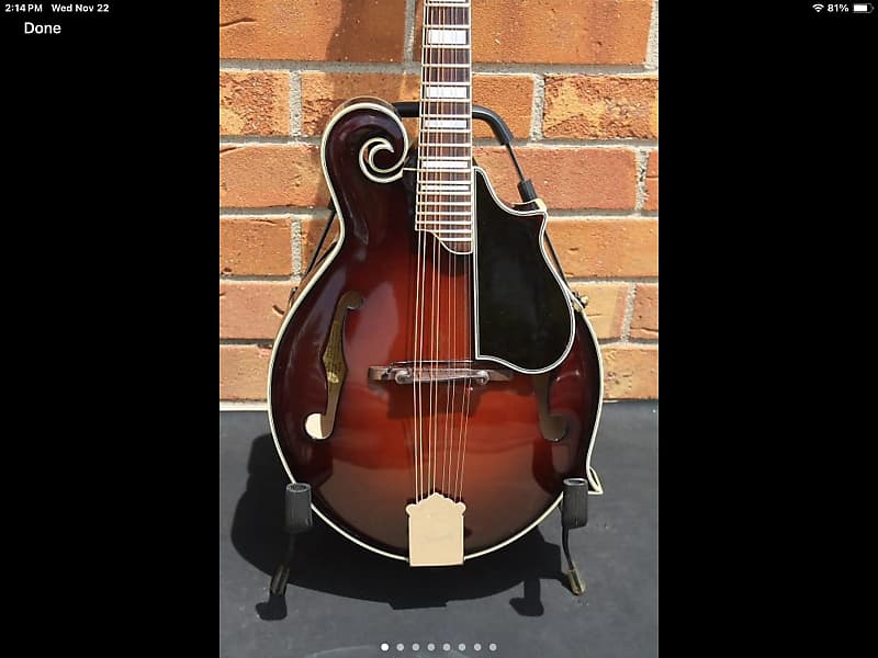 Kentucky Mandolin Km805 2007 Vintage Sunburst Reverb