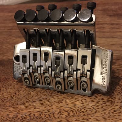 Immagine Washburn 600-S Floyd Rose tremolo Bridge (Made in Japan by Takeuchi) -from a Dime D333 Blackjack - 2