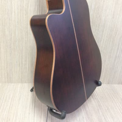 Klema K300DC-CE Satin / Natural Solid Cedar Top,Dreadnought Acoustic Guitar,Cutaway,EQ+ Gig Bag image 8