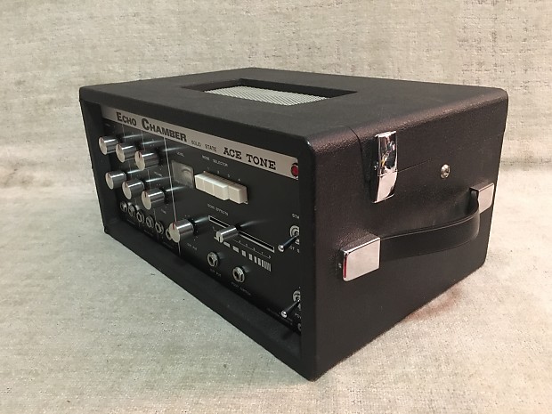Acetone EC-1 Echo Chamber Tape Delay 1970's Black Tolex | Reverb Acetone EC-1 Echo Chamber Tape Delay 1970's Black Tolex | Reverb