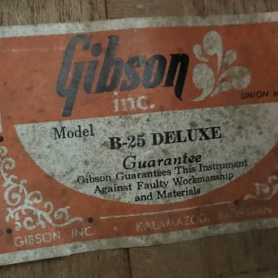 Gibson B25 Deluxe early 1970s image 6