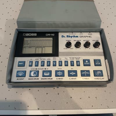 Boss DR-110 Dr. Rhythm 1980s - Silver
