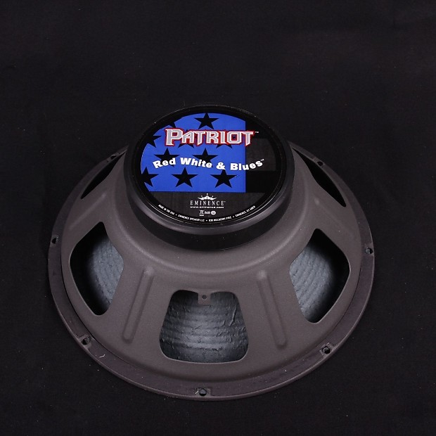 Eminence Red White and Blues Reverb