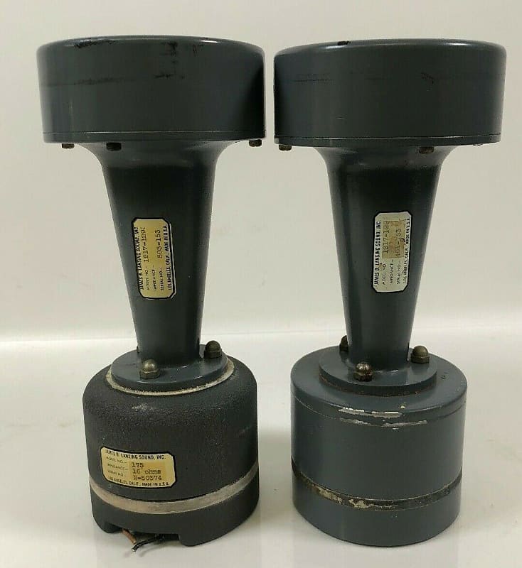 Jbl Jim Lansing 175 1217 1290 Early Gray Horn Driver 16 Ohm