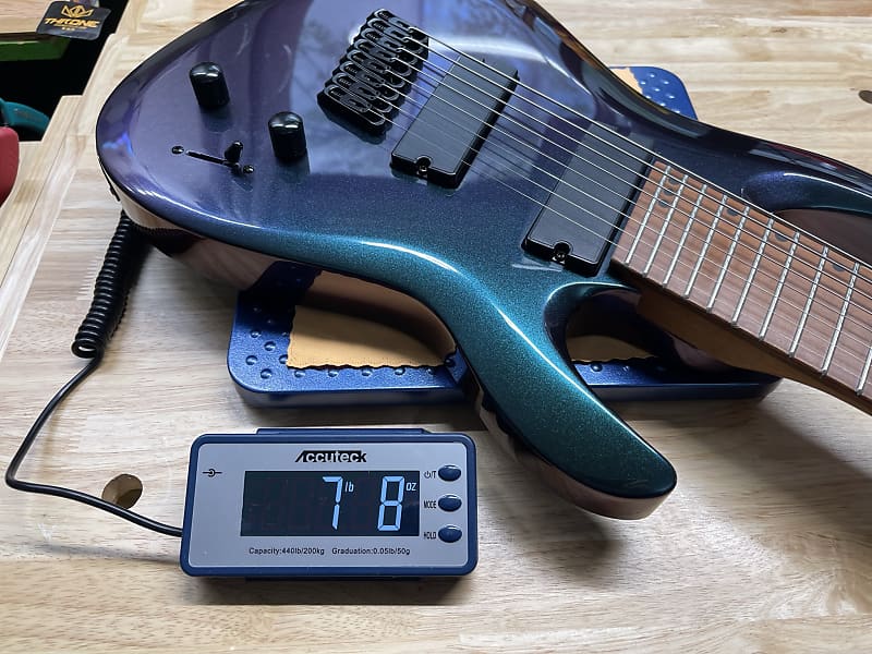 Harley Benton R-458FFB Roasted Multiscale Flip Flop Blue The | Reverb