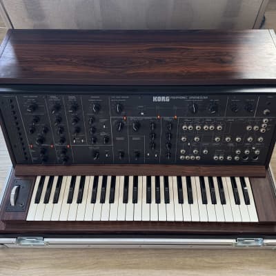 Korg PS-3100 vintage synthesizer *EXTENSIVELY OVERHAULED* + flight case
