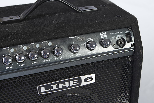 Line 6 LD-15 Lowdown 15w Bass Combo Amplifier Low Down LD15 1x8