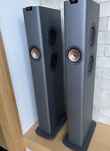 KEF LS60 Titanium Grey Pair | Reverb KEF LS60 Titanium Grey Pair | Reverb