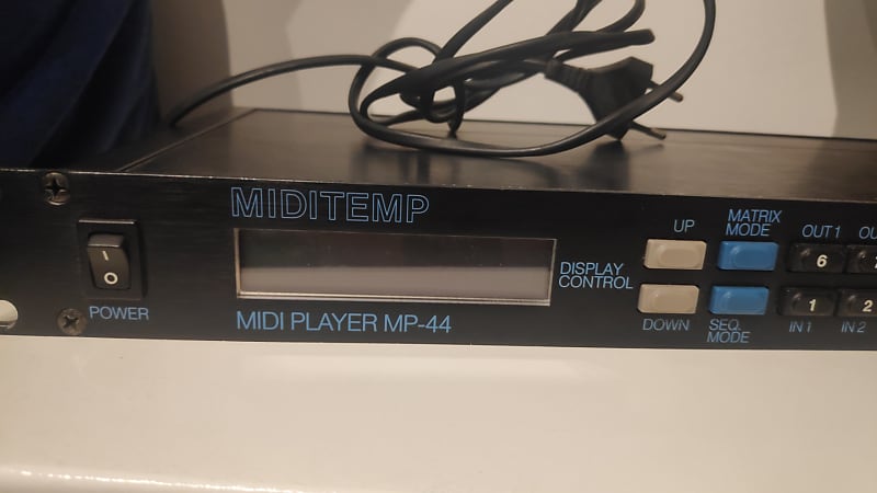 Miditemp Midi Player MP44 - '90 - 4in+4out | Reverb Australia