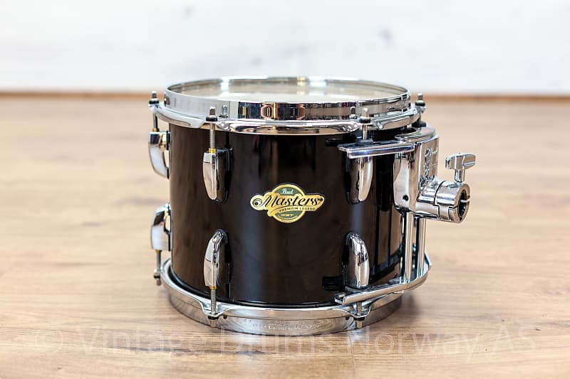 Pearl Masters Premium Legend MPL 10×8 Tom – Piano Black | Reverb