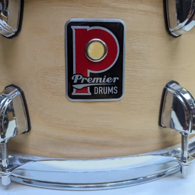 NEW! Premier Artist Series 7 X 13" Natural Lacquer Birch Shell Snare Drum - Amazing Value! - Top Notch Tight Tone! image 2