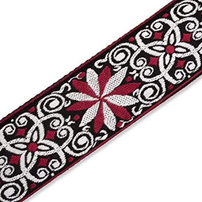 Levy's M8HT-12 2" Jacquard Weave Hootenanny 60's Style Guitar Strap image 4