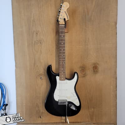 Fender Starcaster Electric Guitar Black Used image 2