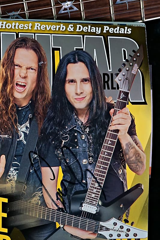 ESP Custom Shop Prototype Gus G Owned Signature Used W/Firewind & Ozzy  Osbourne Black 2012 (VIDEO)