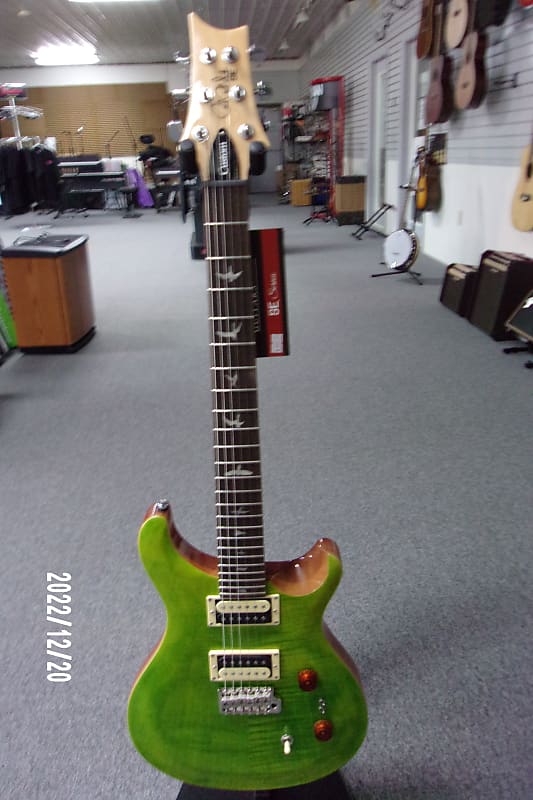 PRS SE Custom 24-08 Electric Guitar - Eriza Verde image 1