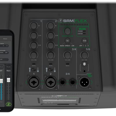 Mackie SRM-Flex 1300w Portable Line Array DJ Speaker PA System w/Sub+Carry Bag image 9