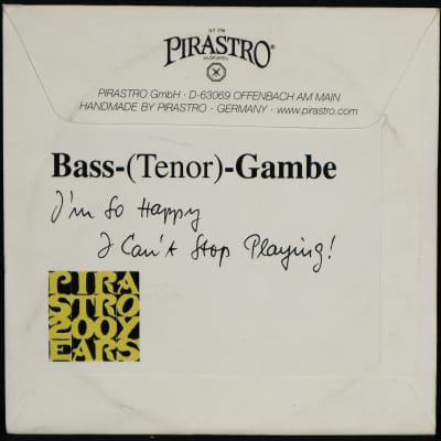 Pirastro Bass Tenor Gambe E3 Gut Viola String 21-1/2 PM image 2