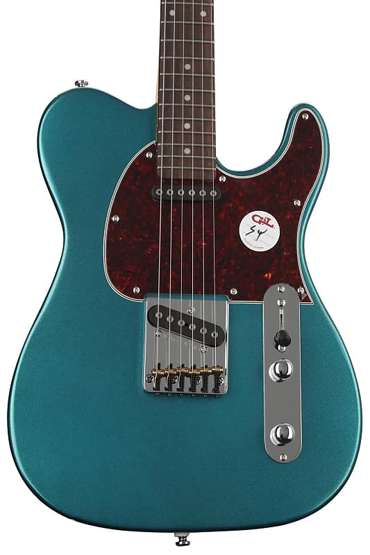 G&L Tribute ASAT Classic Electric Guitar - Emerald Blue image 1