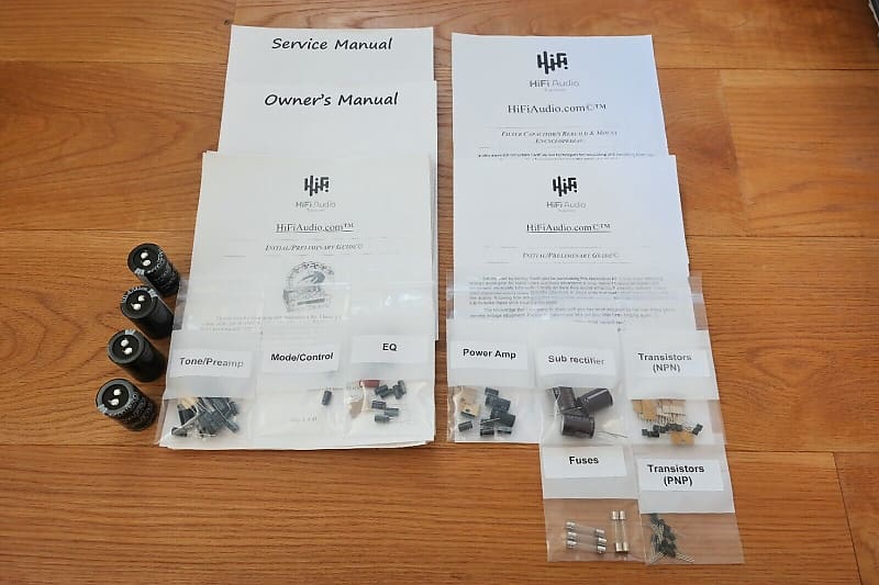 Harman Kardon 730 restoration kit filter capacitor repair rebuild fix  			