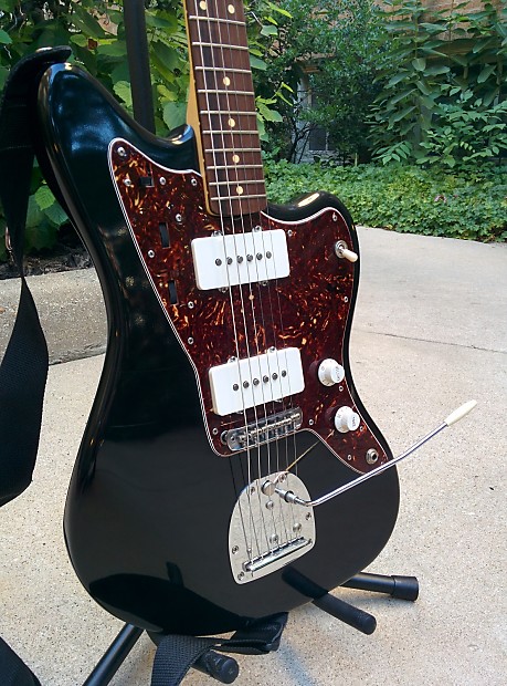 Black USACG (USA Custom Guitars) Jazzmaster with Fender AVRI hardware and Lollar pickups image 1
