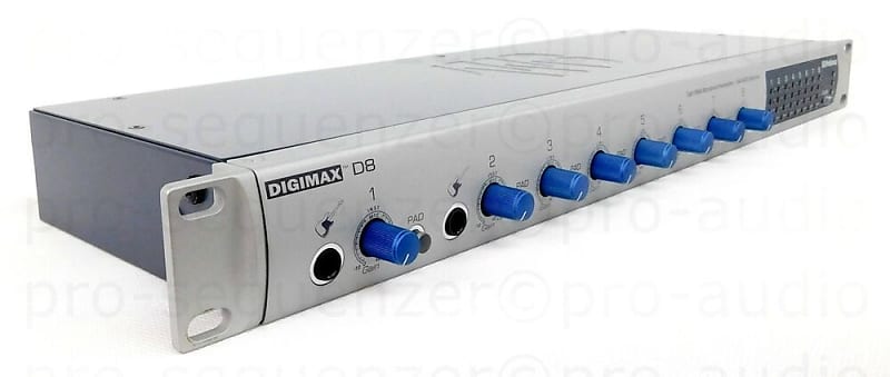 Presonus DIGIMAX D8 8 Channel Mic Preamp Converter ADAT image 1