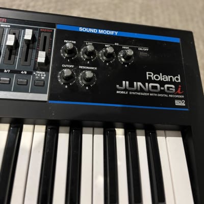 Roland Juno-Gi 61-Key Synthesizer 2010s - Black image 7