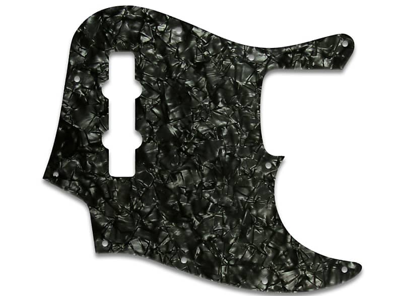 Pickguard For Fender Mexican Standard Jazz Bass Black Pearl Reverb