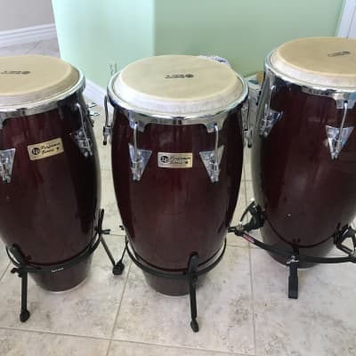 L.P. Performer Series M. Cohen 3-Piece Conga Set - Dark Wood L.P. Performer Series M. Cohen 3-Piece Conga Set - Dark Wood
