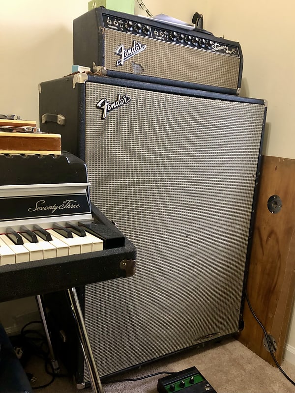 Fender Bassman 100 Cabinet (Silver Panel) 412 | Reverb
