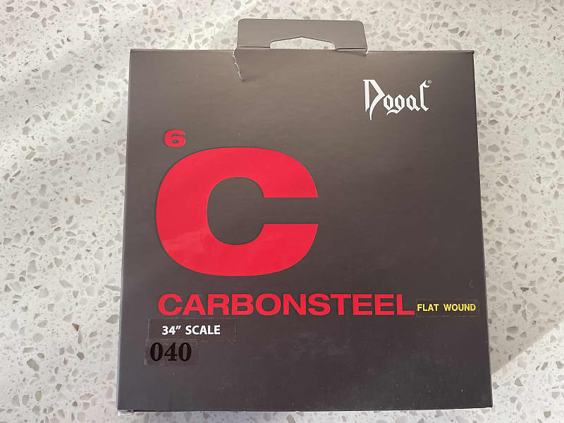 Dogal Dogal Jaco Flat Carbon Steel Electric Bass Flatwound Reverb