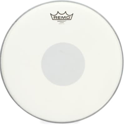 Remo Emperor X Coated Drumhead - 13 inch - with Black Dot  Bundle with Remo Ambassador Hazy Snare-side Drumhead - 14 inch image 2