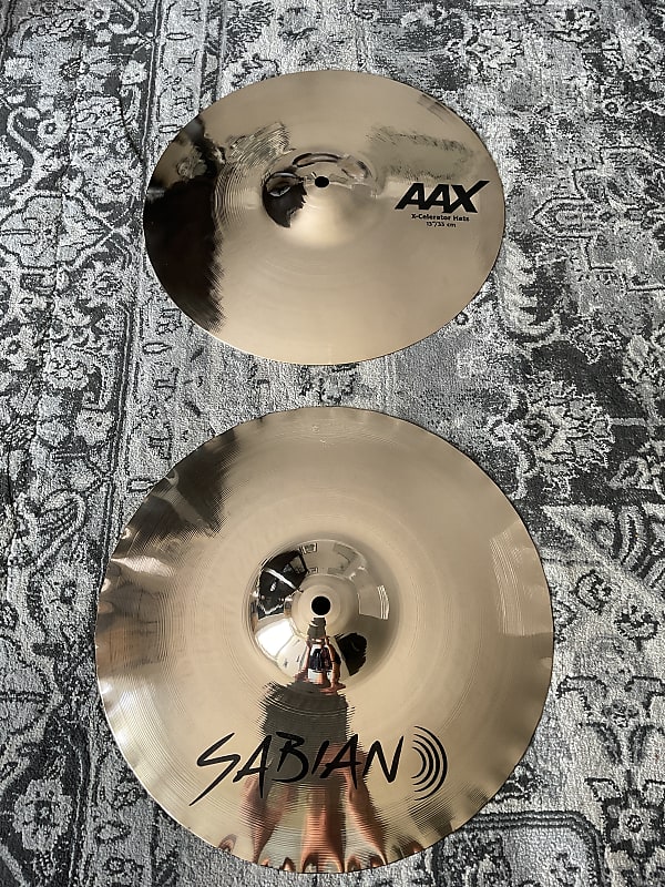 Sabian 13" AAX X-Celerator Hi-Hat Cymbals (Pair) image 1