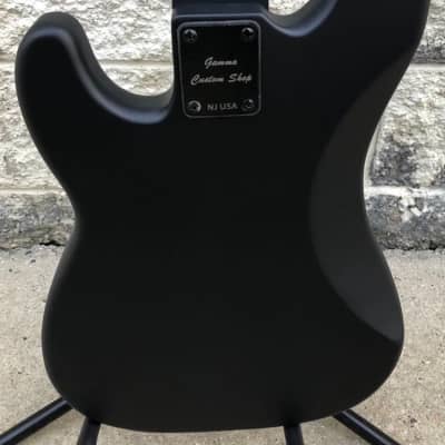 GAMMA Custom Bass Guitar P521-02, 5-String Alpha Model, Matte Black image 7