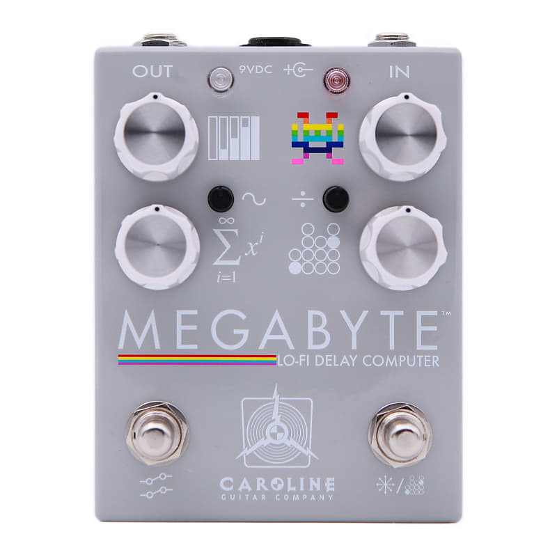 Caroline Guitar Company Megabyte Lo-Fi Delay Computer Effects Pedal