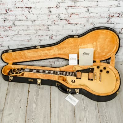 Gibson - Les Paul Custom - Electric Guitar - Light Aged Antique Alpine White - w/ Black Hardshell Case - x2180 image 19