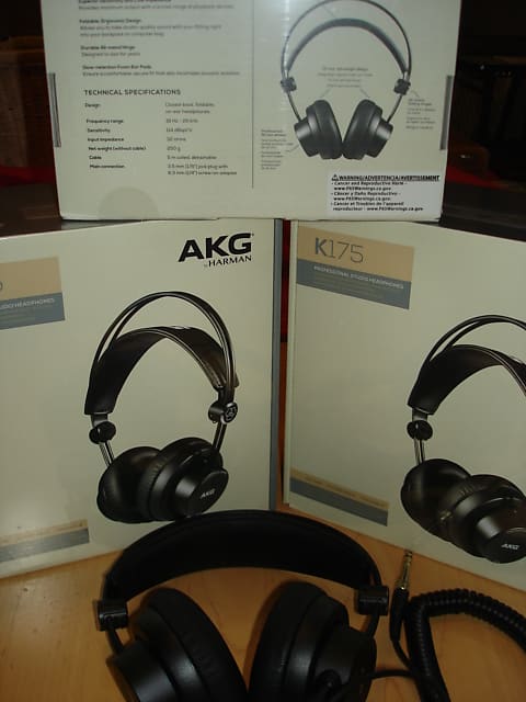 Brand new  AKG K175 Pro Studio Headphones in FACTORY SEALED Box image 1