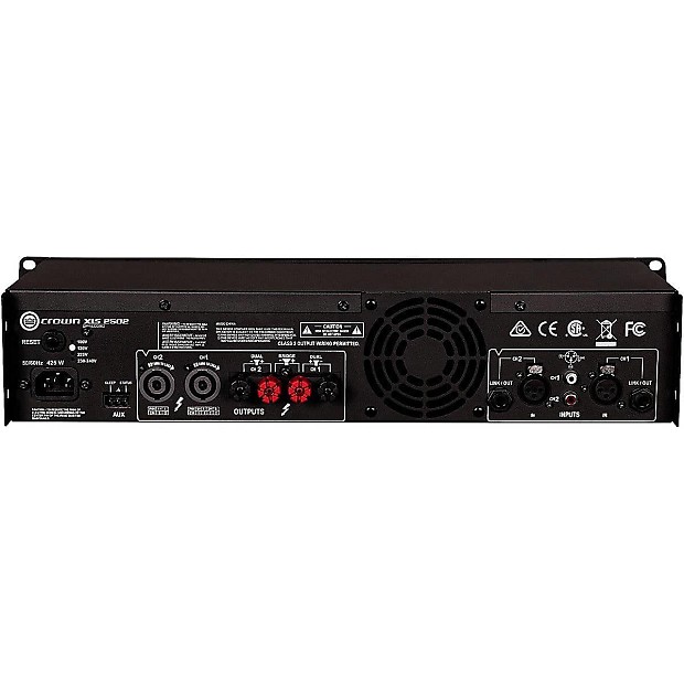 Crown XLS 2502 2-Channel 775w Power Amplifier image 2