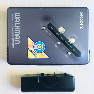Sony WM-EX677 Walkman Cassette Player, Excellent Purple Shape 