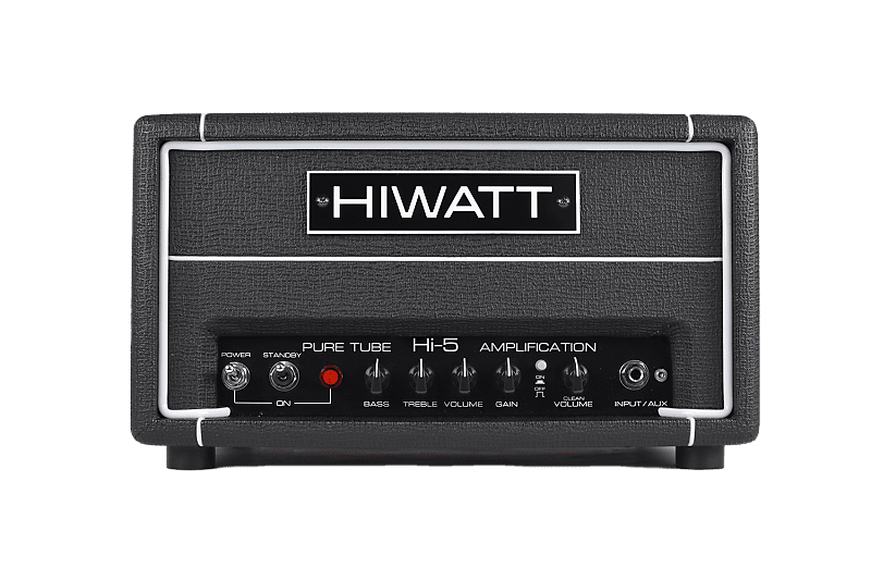 Hiwatt Hi-5 Head in Traditional Black Tolex image 1