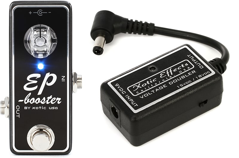 Xotic EP Booster Mini Boost Pedal Bundle with Xotic Voltage