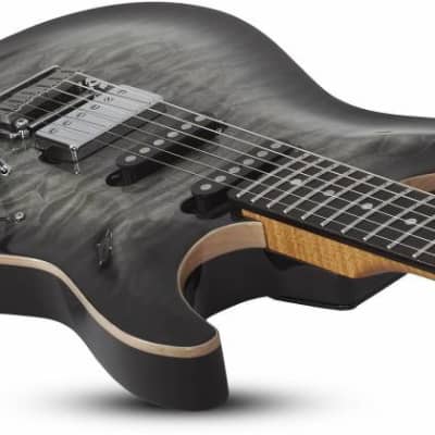 Schecter California Classic Series Electric Guitar w/ Case - Charcoal Burst image 20