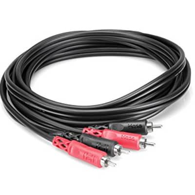 Hosa - CRA-202 - 2 RCA Male to 2 RCA Male Dual Cable - 6.5 ft. image 2