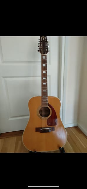 Takeharu WT - 150 Semi acoustic 12 string guitar 1976