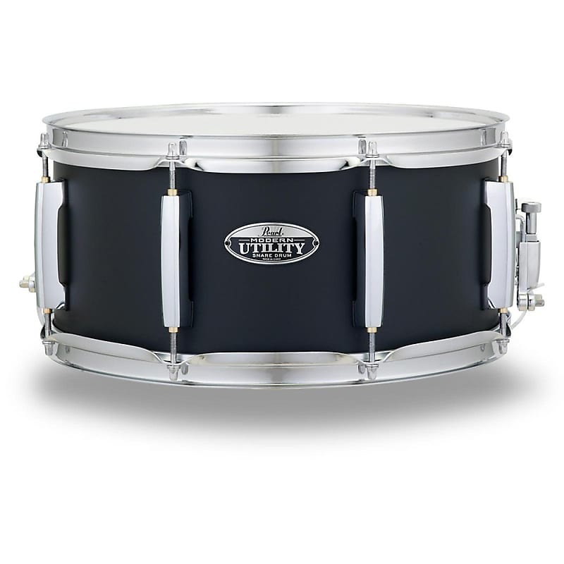 Pearl Modern Utility Maple Snare Drum 14 x 6.5 in. Satin Black image 1