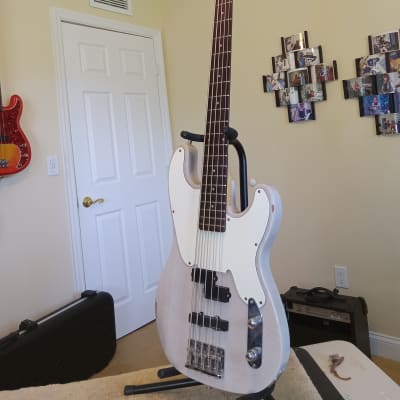 Schecter Diamond P Custom 5, five string precision bass | Reverb