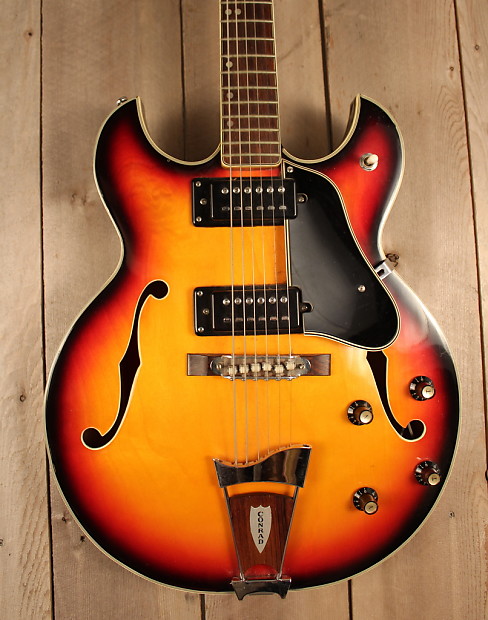 Rare Conrad Hollow Body Electric 12 String Guitar model 40100