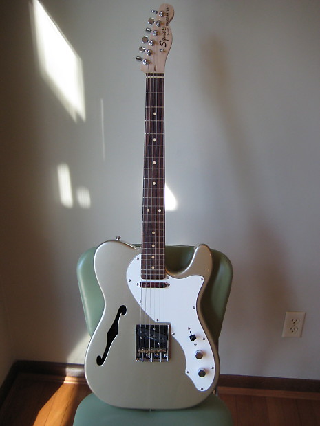 Squier vintage modified telecaster outlet thinline shoreline gold